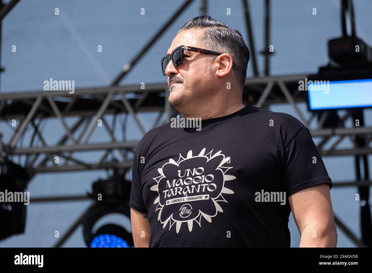 Taranto, Italien. Mai 2024. Roy Paci Credit: Unabhängige Fotoagentur/Alamy Live News Stockfoto