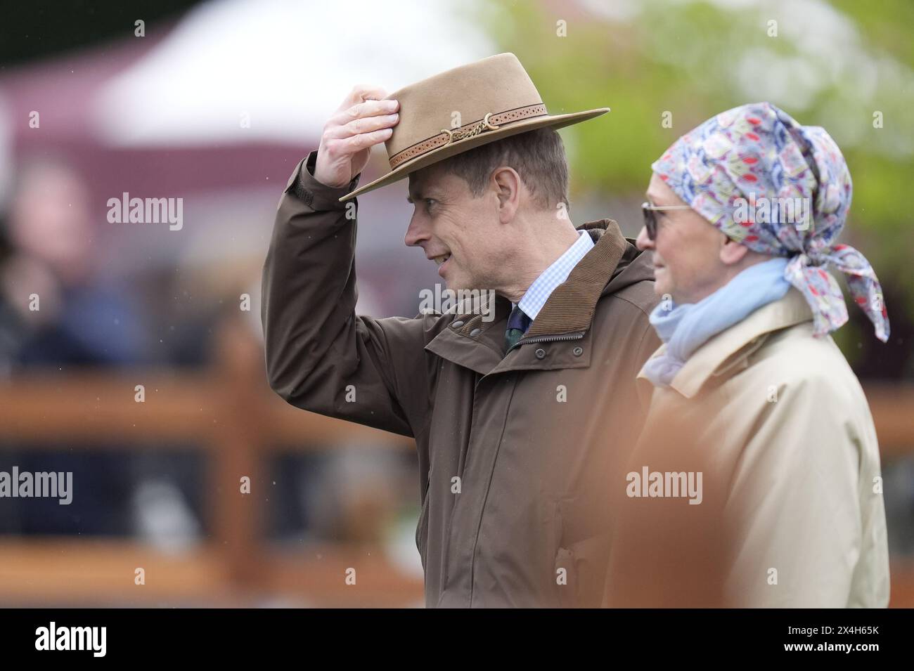 Der Duke of Edinburgh bei der Royal Windsor Horse Show in Windsor, Berkshire. Bilddatum: Freitag, 3. Mai 2024. Stockfoto