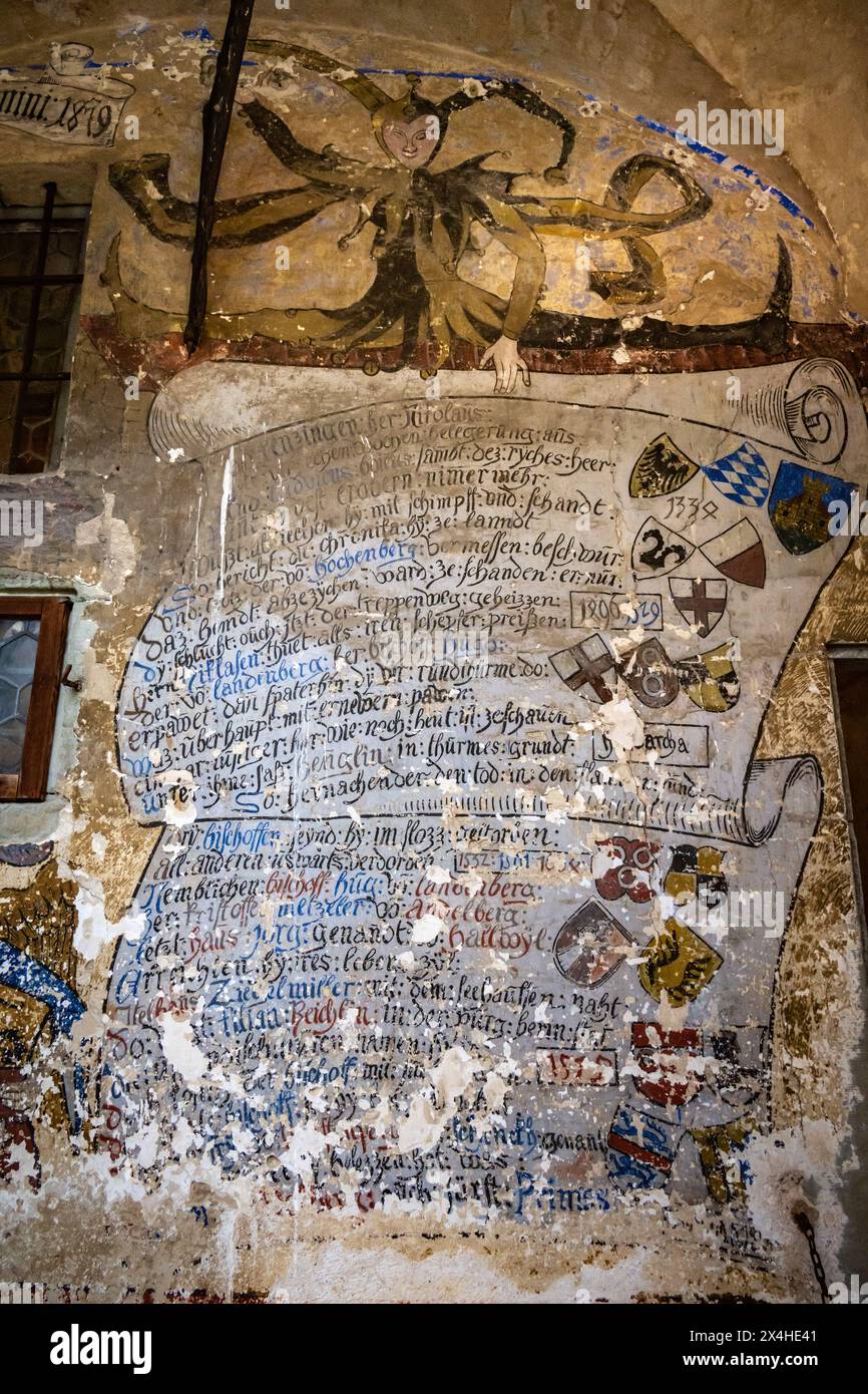 Burg Meersburg, Old Casltle Deutschland Stockfoto