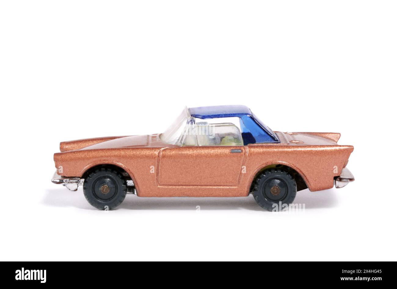Matchbox Spielzeug Open Top 60er Jahre klassischer englischer Sunbeam Alpine Sportwagen Stockfoto