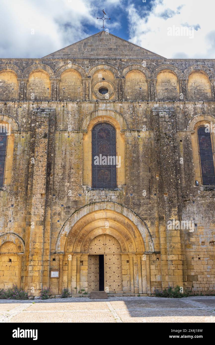 Cloitre de Cadouin (Abbaye de Cadouin), UNESCO-Weltkulturerbe, Le Buisson-de-Cadouin, Département Dordogne, New Aquitaine, Frankreich Stockfoto
