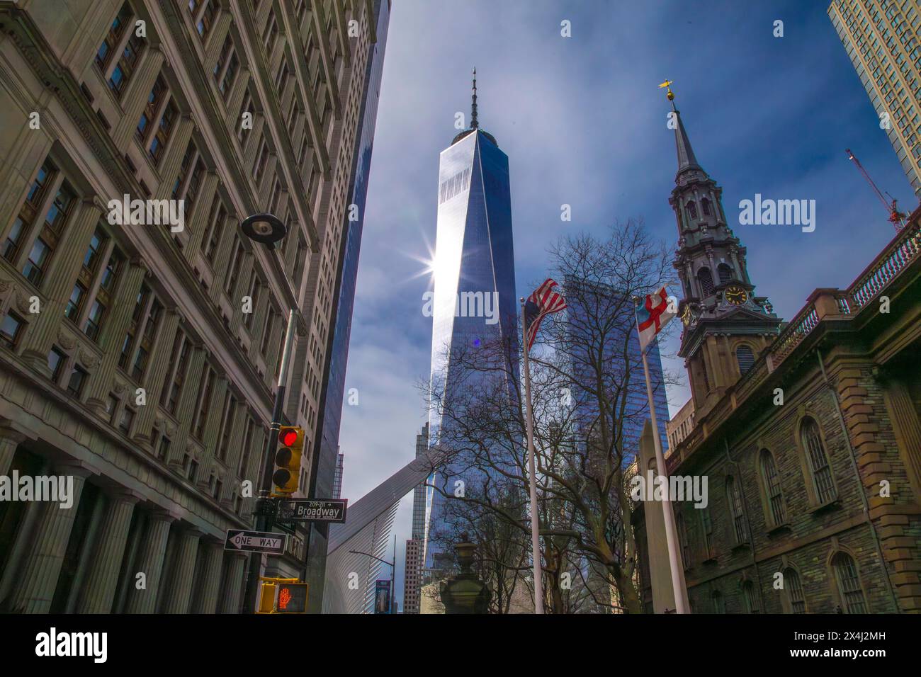 One World Trade Center in New York City Stockfoto