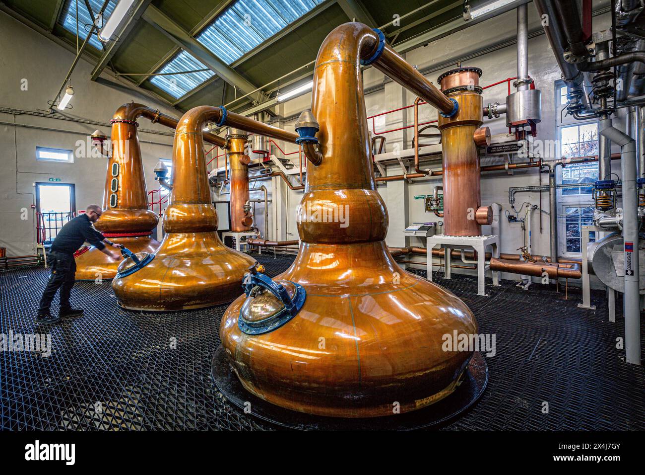 Glengoyne Distillery - Dumgoyne, Stirlingshire, Schottland, UK Stockfoto
