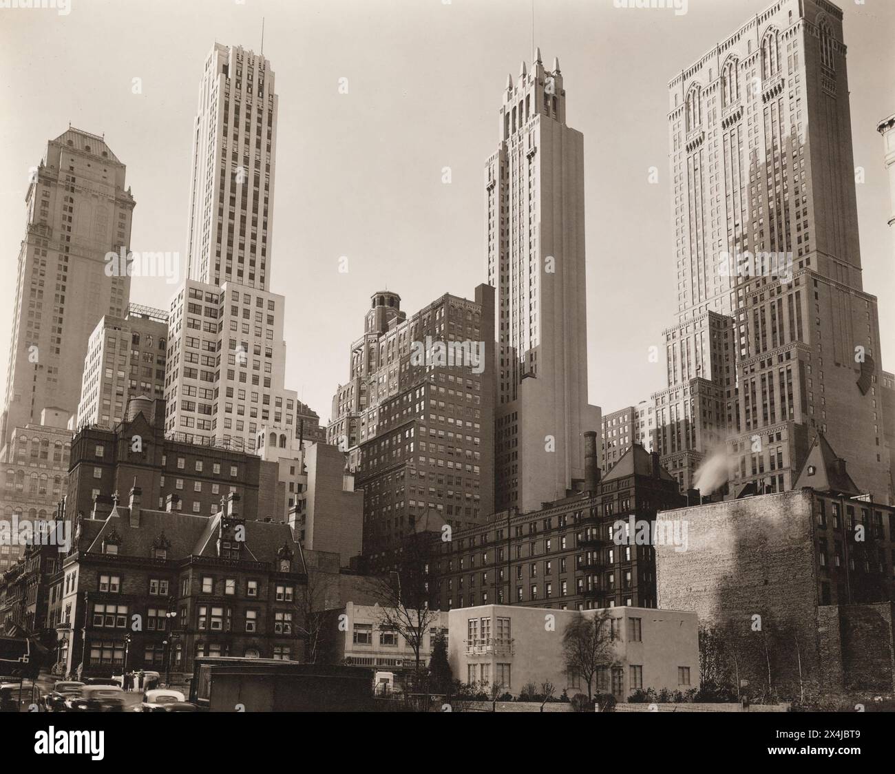 Park Avenue und 39th Street, New York City, New York, USA, Berenice Abbott, Federal Art Project, Changing New York, Oktober 1936 Stockfoto