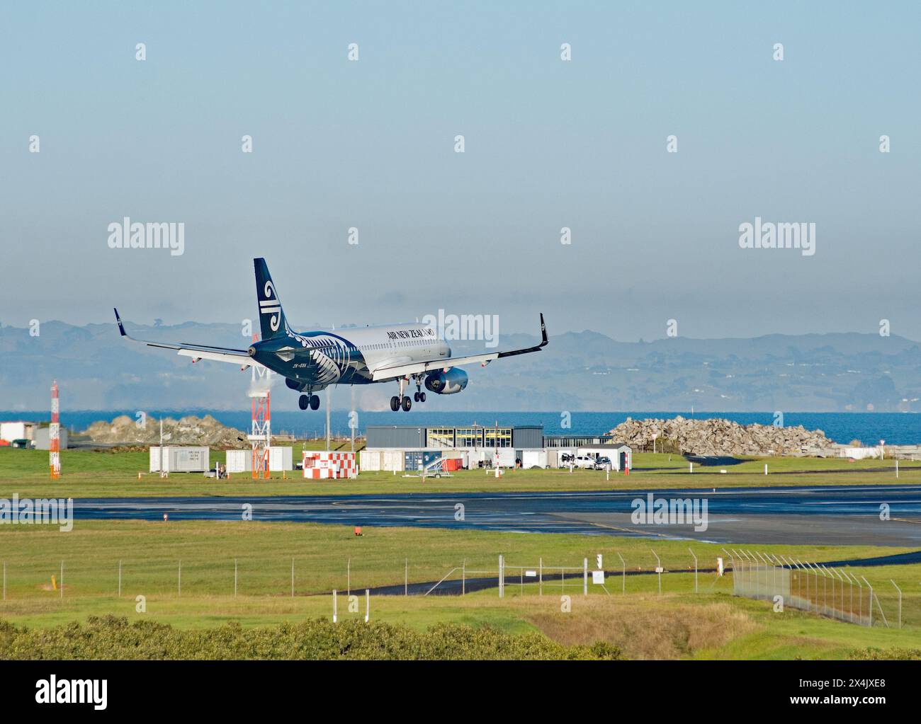 Fluggesellschaften und Flugzeuge von Neuseeland Stockfoto