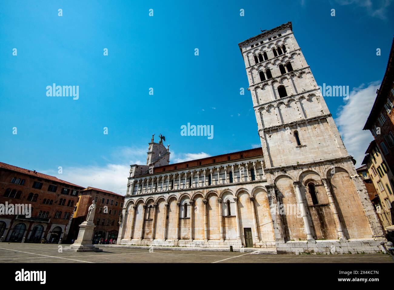 San Michele in Foro Kirche - Lucca - Italien Stockfoto