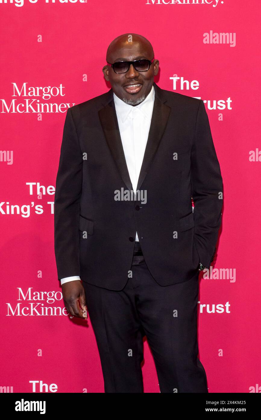 New York, Usa. Mai 2024. Der britische Vogue-Editor Edward Enninful nimmt am 2. Mai 2024 an der King's Trust Global Gala 2024 in der Cipriani South Street in New York City, USA, Teil. (Foto von Thenews2/NurPhoto) Credit: NurPhoto SRL/Alamy Live News Stockfoto