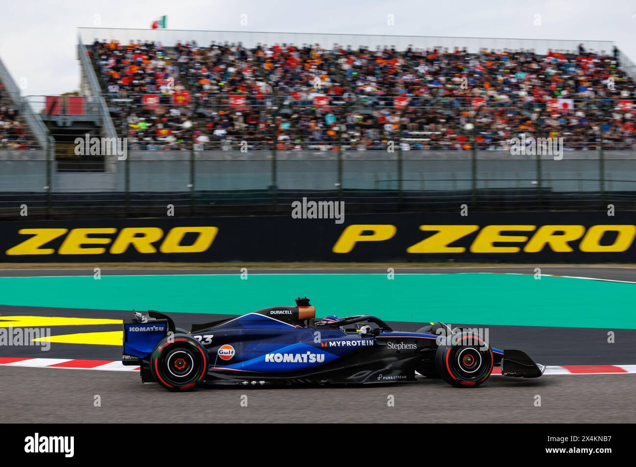 Suzuka Circuit, 6. April 2024: Alexander Albon (THA) von Williams während des Formel-1-Grand-Prix von Japan 2024. Stockfoto