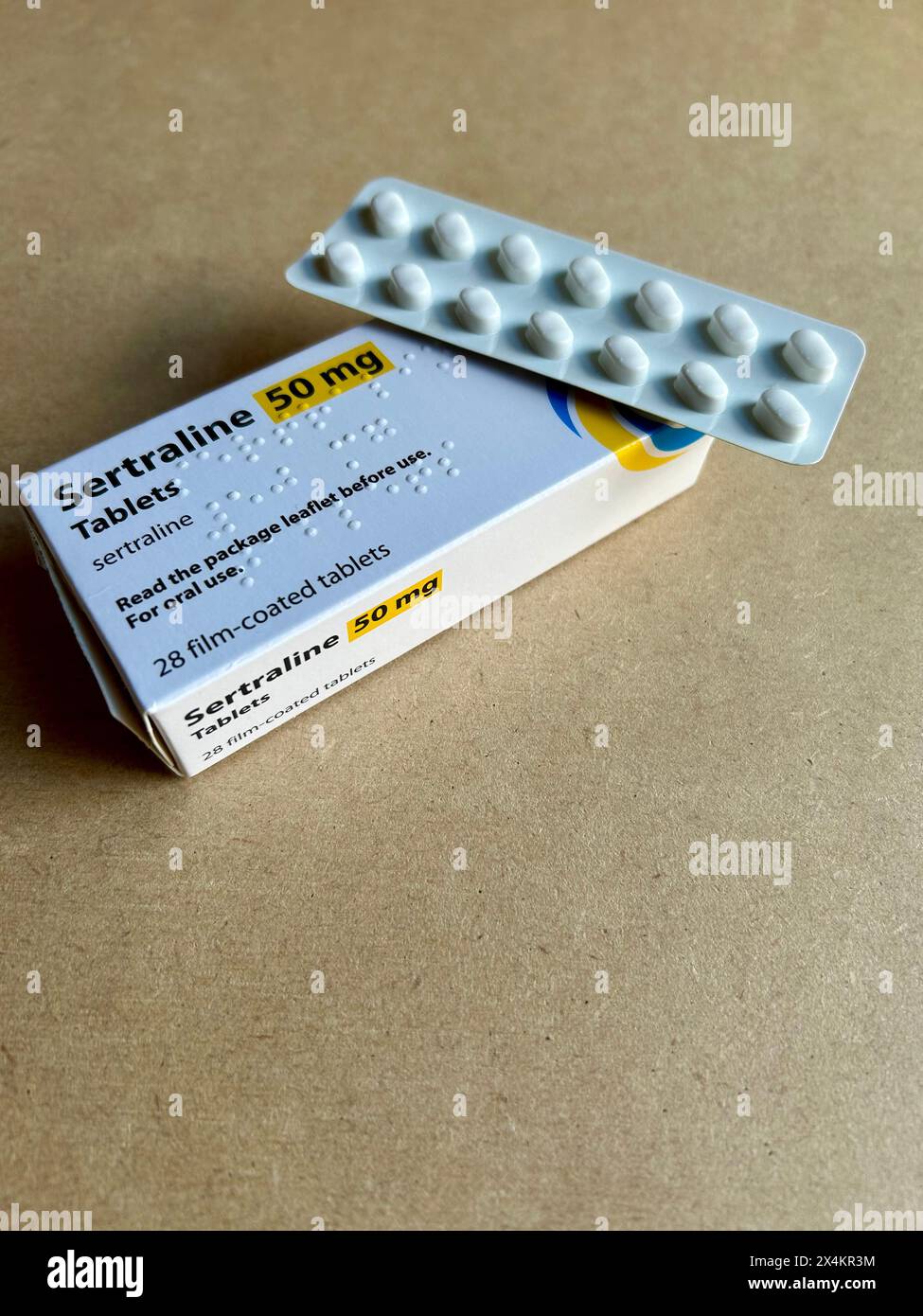 Sertraline Tablets Stockfoto