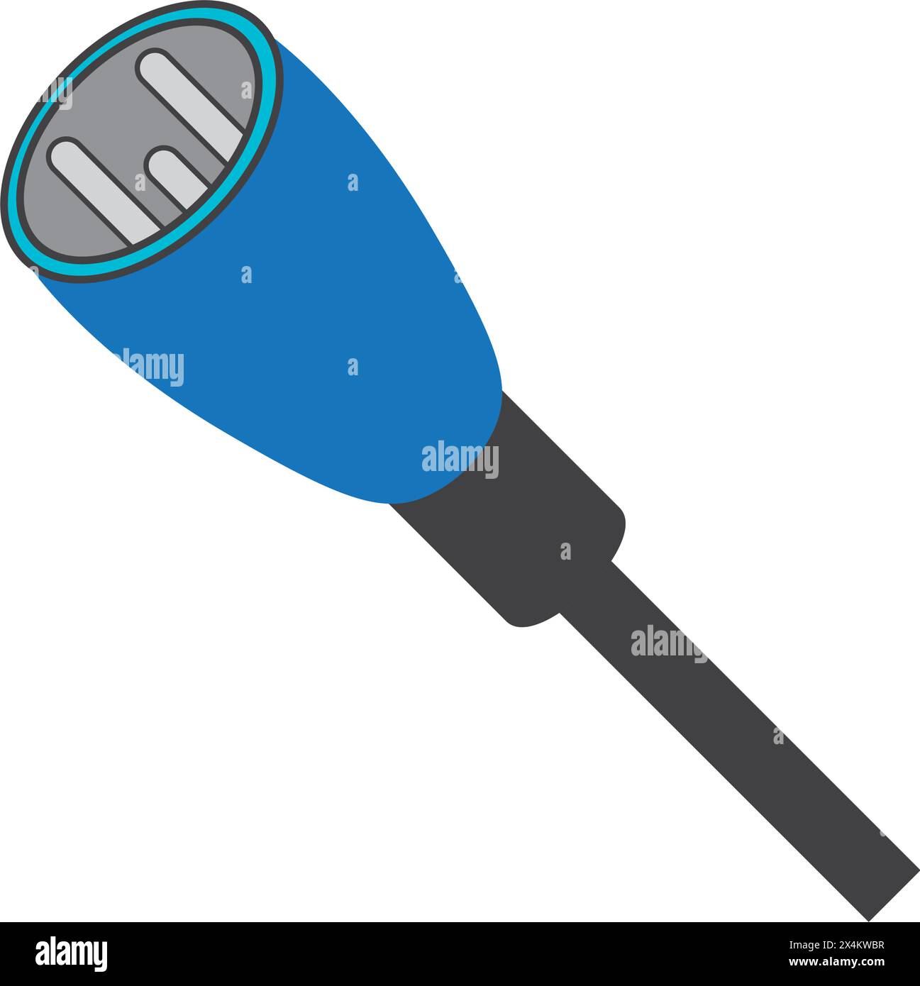 Audio-Jack-Symbol, Vektorillustrationsvorlage Design Stock Vektor