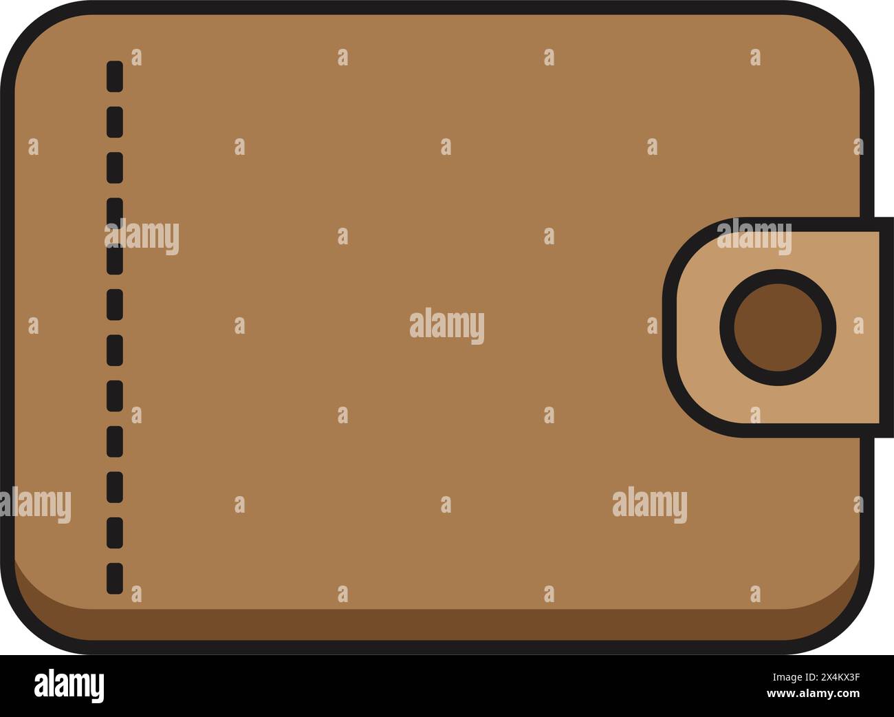 Brieftasche Symbol Vektor Illustration Symbol Design Stock Vektor