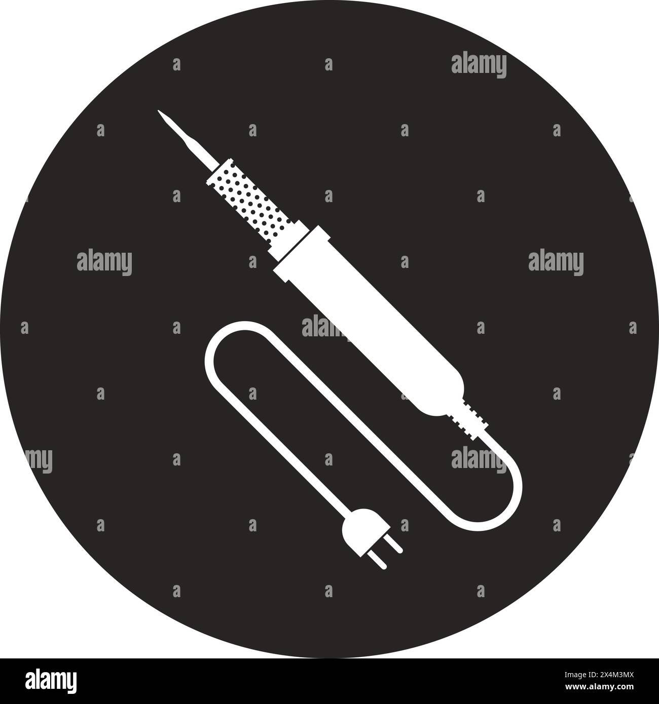 Lötkolben Symbol Vektor Illustration Symbol Design Stock Vektor