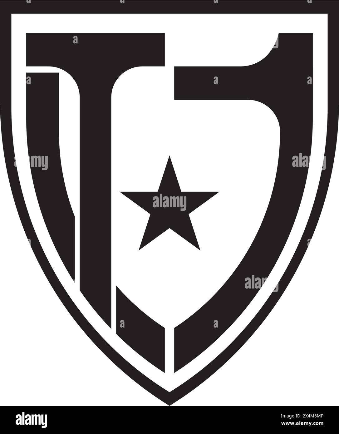 TJ Letter Logo Vektor Design Symbol Hintergrund Stock Vektor