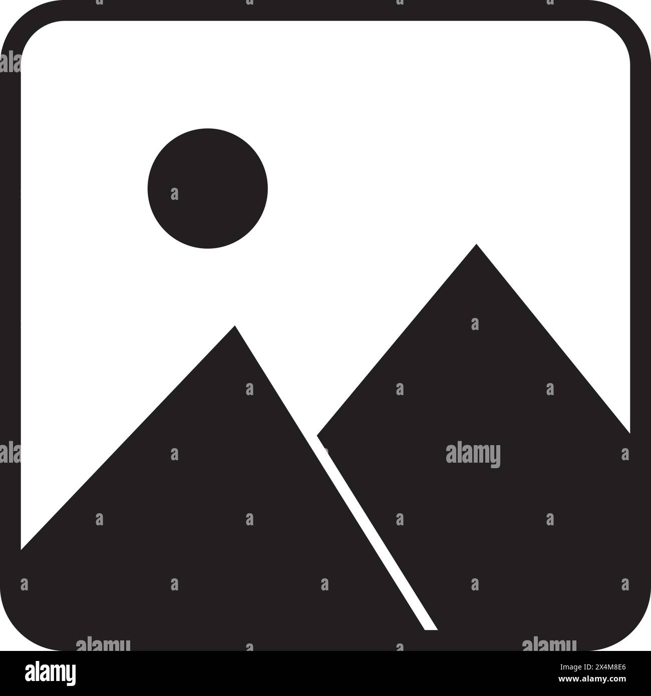 Bildergalerie Symbol Vektor Illustration Symbol Design Stock Vektor