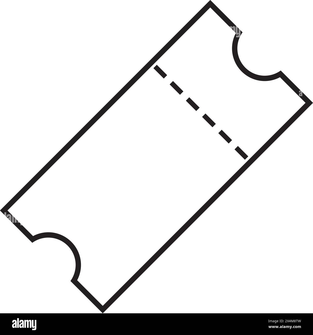 Ticket-Symbol Vektor-Illustration Symboldesign Stock Vektor