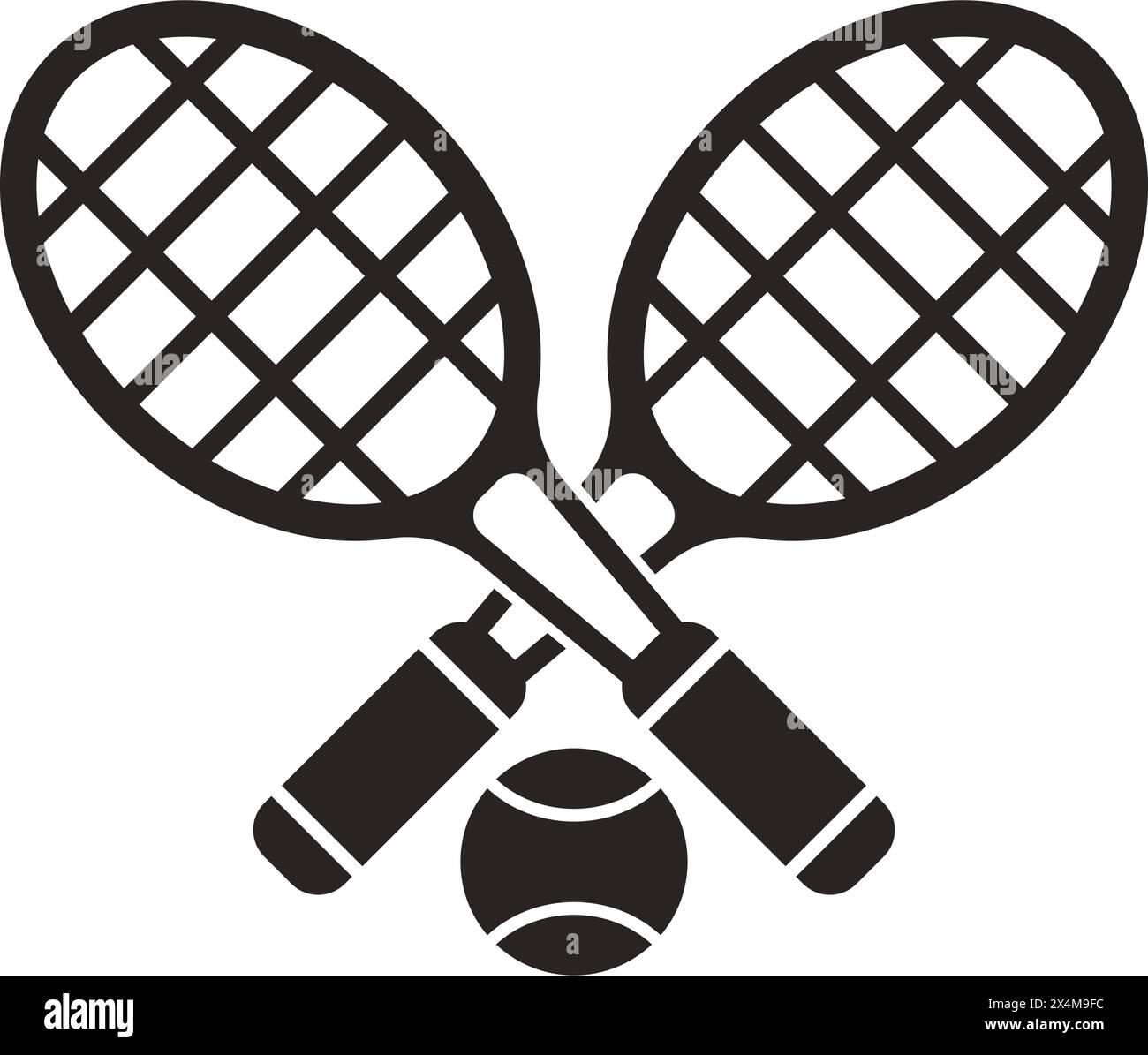 Tennis Icon Vektor Illustration Vorlage Design Stock Vektor