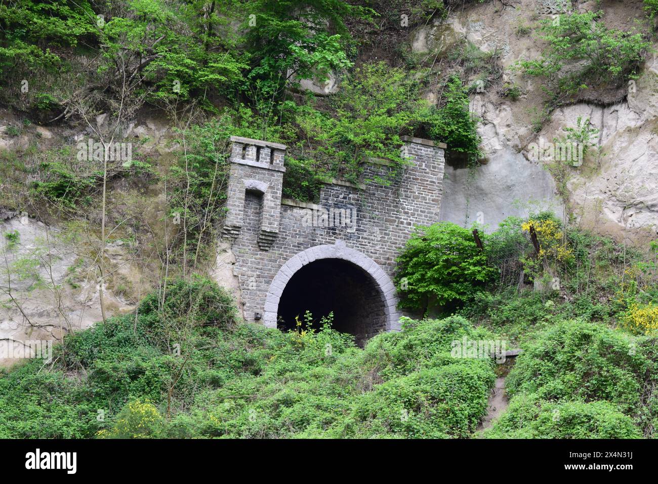 Eisenbahntunnel Burgbrohl Stockfoto