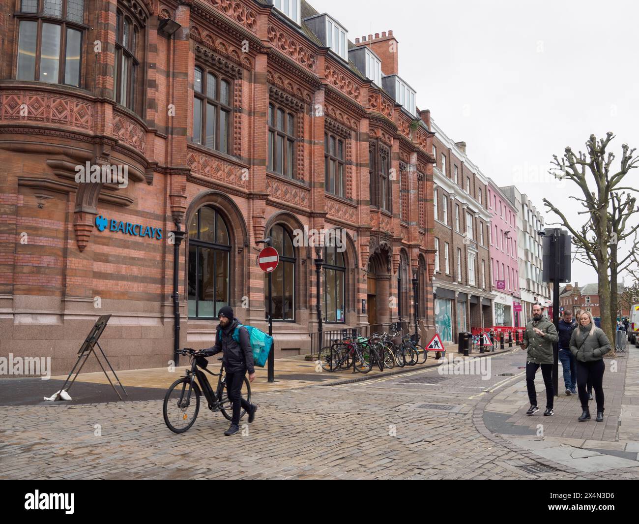 Die Parliament Street York Stockfoto
