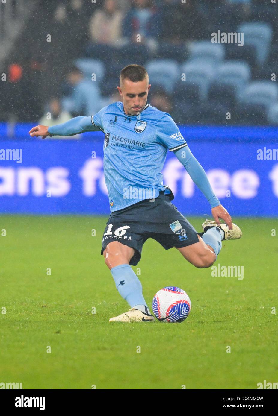 Sydney, Australien. Mai 2024. Das Team Joel Bruce King of Sydney FC wird im Allianz Stadium während des Spiels der Isuzu UTE A-League 2023-24 im Elimination Finals zwischen Sydney FC und Macarthur FC in Aktion gesehen. Endstand Sydney FC 4: 0 Macarthur FC. Quelle: SOPA Images Limited/Alamy Live News Stockfoto