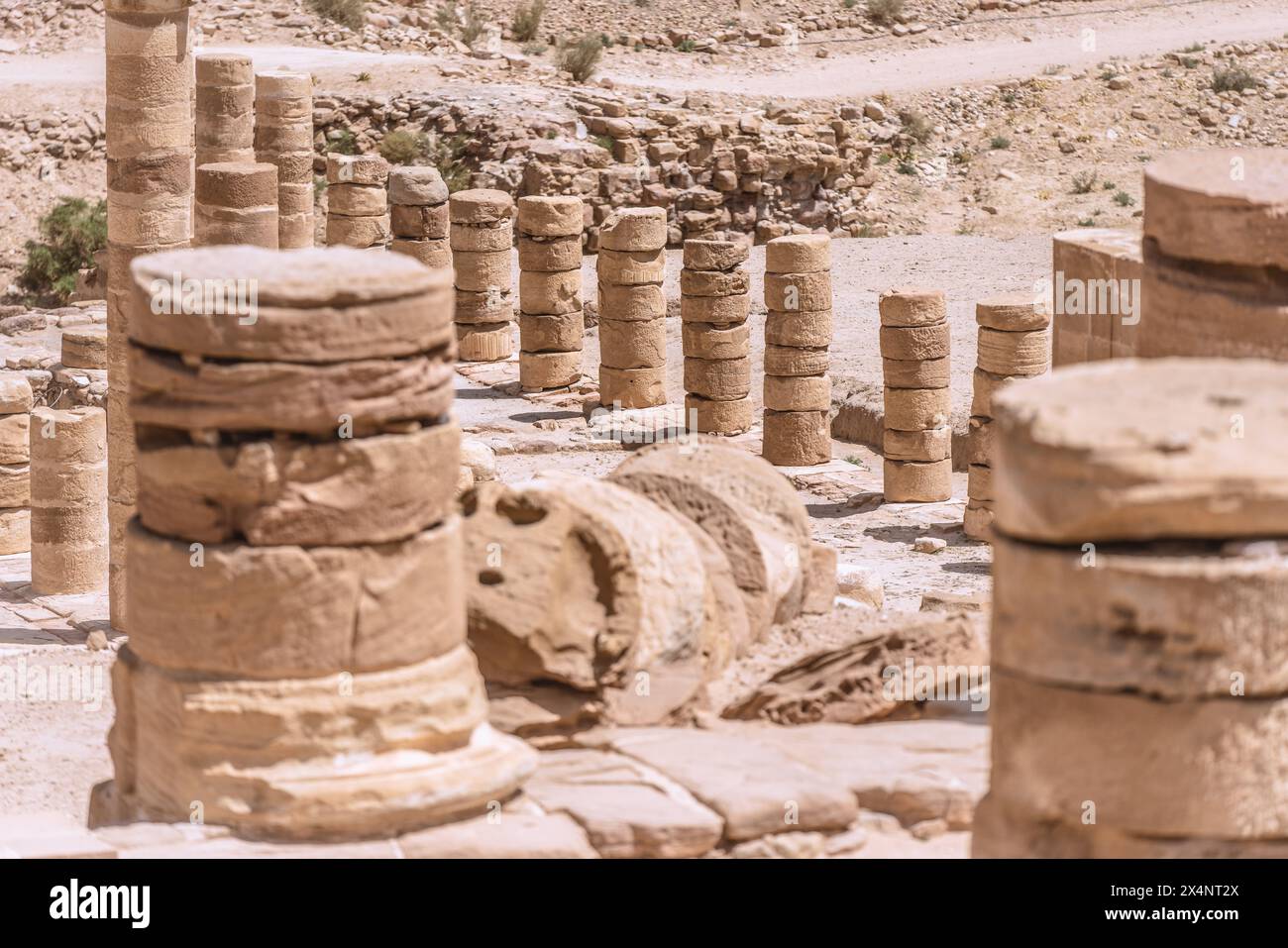 Petra 2024, eine archäologische Stadt Stockfoto