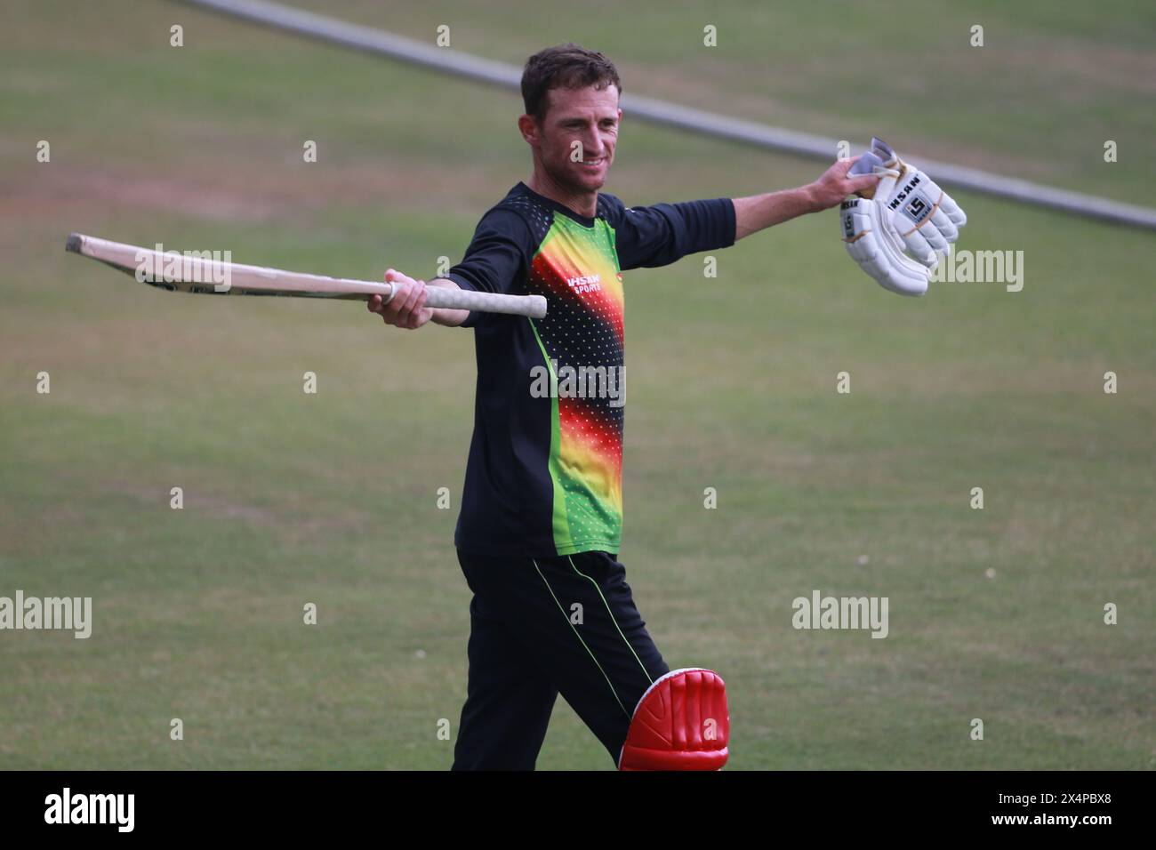 Sean Colin Williams während des T20 in Simbabwe nimmt Team Players am 2. Mai 202 im Zahur Ahmed Chowdhury Stadium, Chattogram, Bangladesch Teil Stockfoto