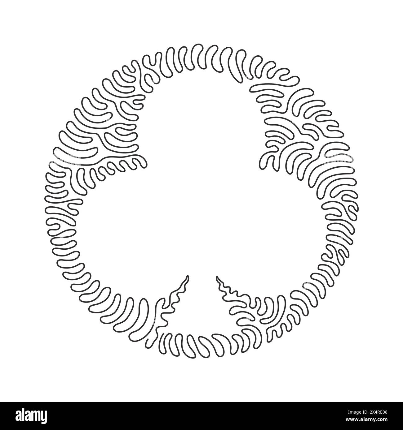 Einzelne durchgehende Linienzeichnung Poker Spielkarten passen Clubdesign Form Einzelsymbol. Die Clubs passen auf die Spielkarte, die für Ass im Kasino verwendet wird. Drall c Stock Vektor