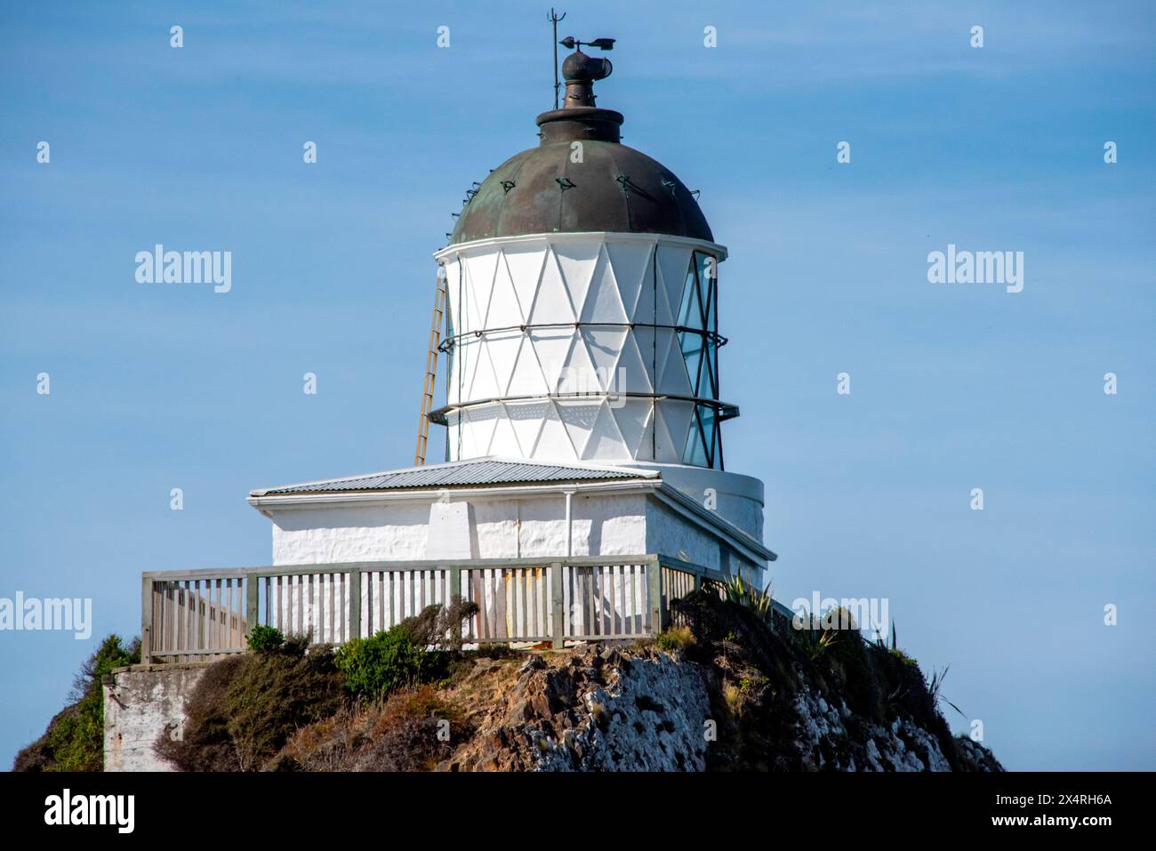 Nugget Point Lighthouse - Neuseeland Stockfoto