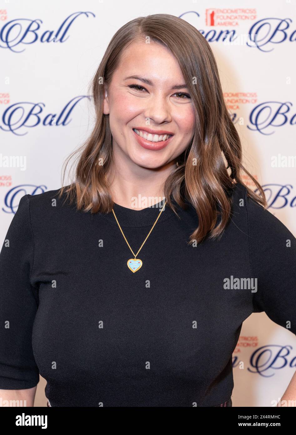 Bindi Irwin nimmt am 3. Mai 2024 an der 12. Endometriosis Foundation of America's Blossom Ball in Gotham Hall in New York Teil Stockfoto