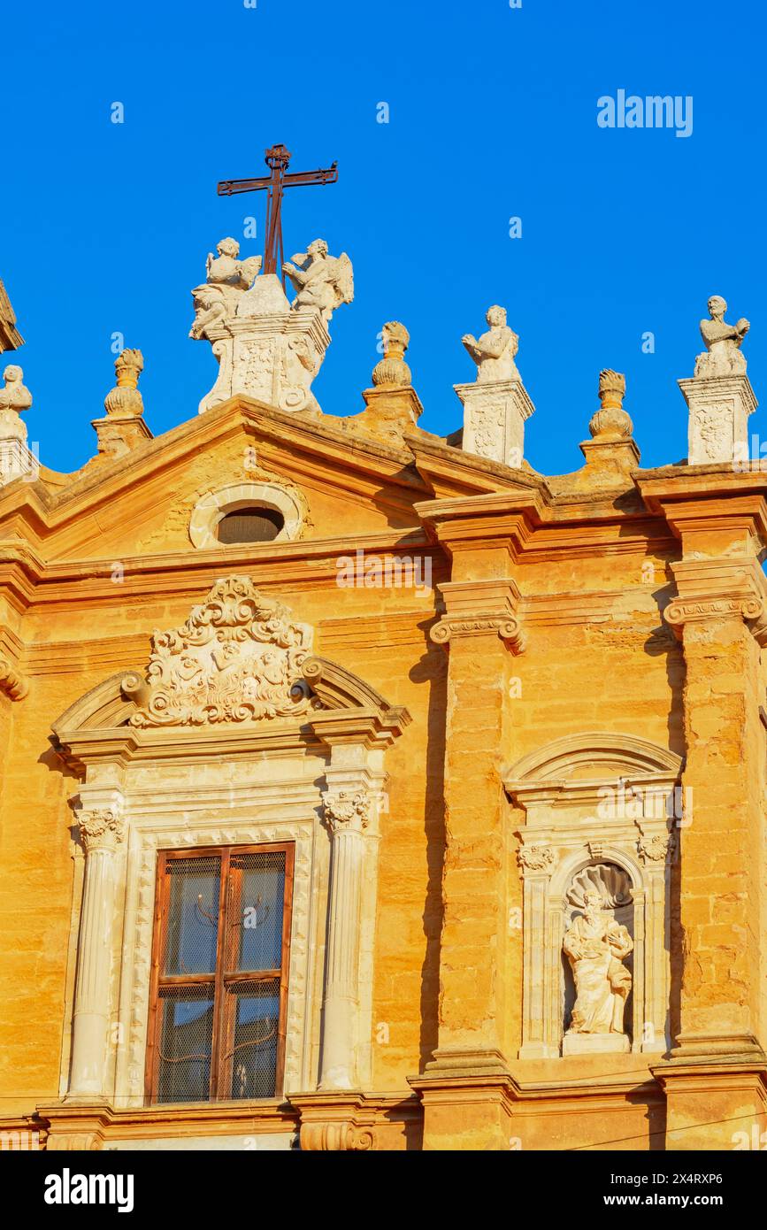 Chiesa di San Lorenzo Fassade, Agrigento, Sizilien, Italien Stockfoto