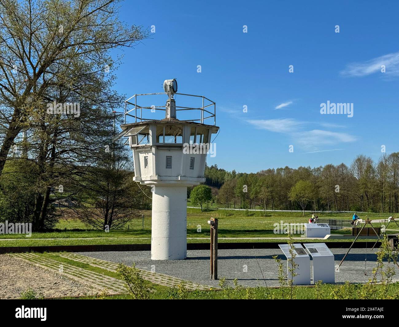 Innerdeutsche Grenze bei Moedlareuth Stockfoto
