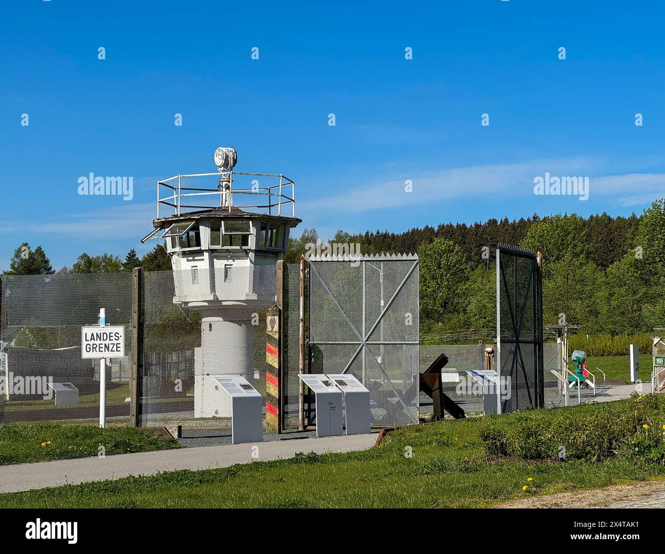 Innerdeutsche Grenze bei Moedlareuth Stockfoto