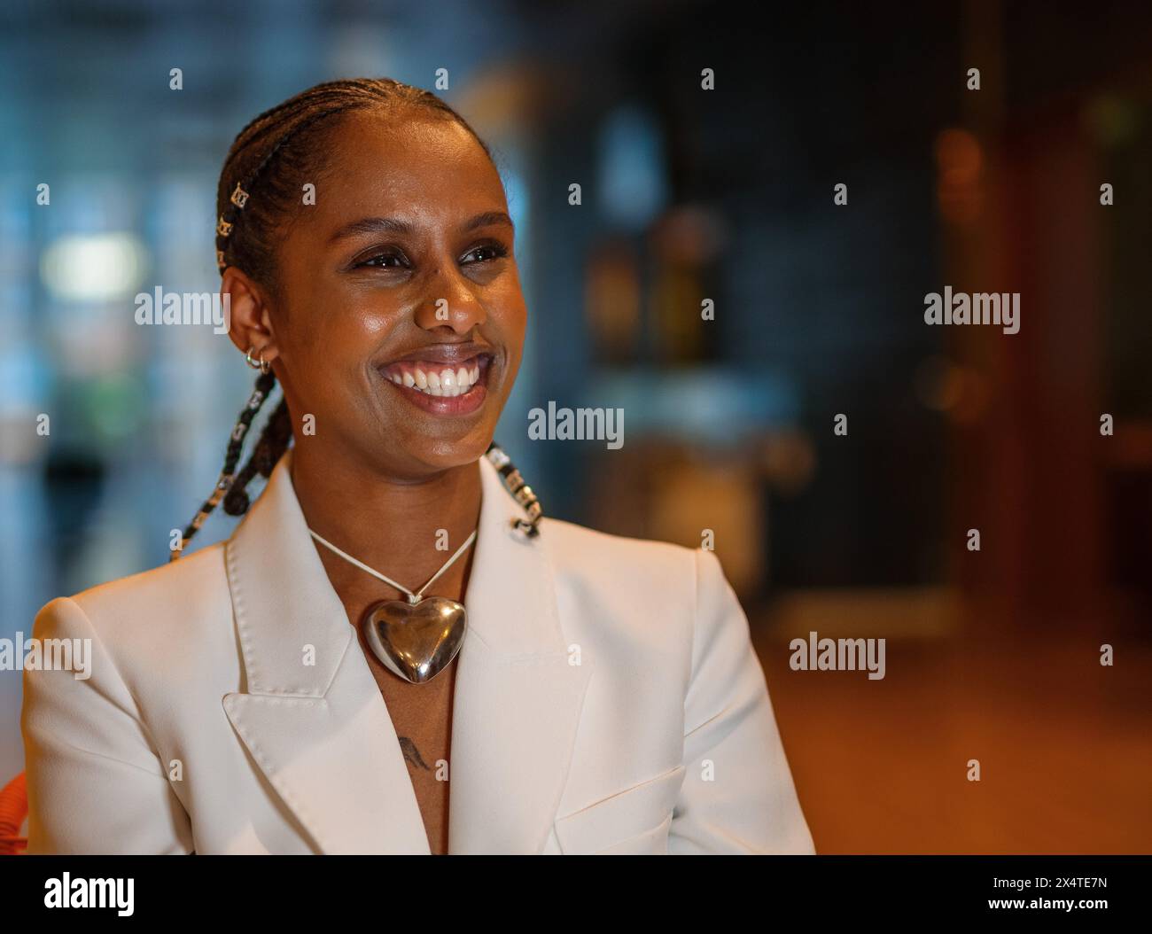 Malmoe, Schweden, 4. Mai 2024 dänischer Künstler Sand bei der Nordic Night at Eurovision Song Contest. Quelle: Peo Mšller/Alamy Live News Stockfoto