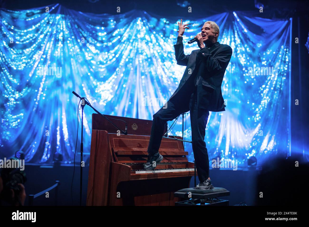 Malmoe, Schweden, 4. Mai 2024 Ukrananian artis Melodyn tritt im European Cafe auf Credit: PEO Mšller/Alamy Live News Stockfoto