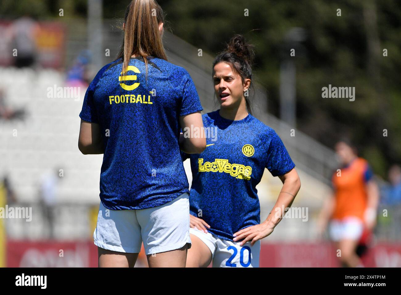 Rom, Italien. Mai 2024. Flaminia Simonetti von F.C. Inter Women während des Playoffs der Serie A Championship Women zwischen A.S. Roma Women vs F.C. Internazionale Women am 5. Mai 2024 im Tre Fontane Stadium in Rom. Während des AS Roma - FC Internazionale Women, italienischer Fußball Serie A Women Match in Rom, Italien, 05. Mai 2024 Credit: Independent Photo Agency/Alamy Live News Stockfoto