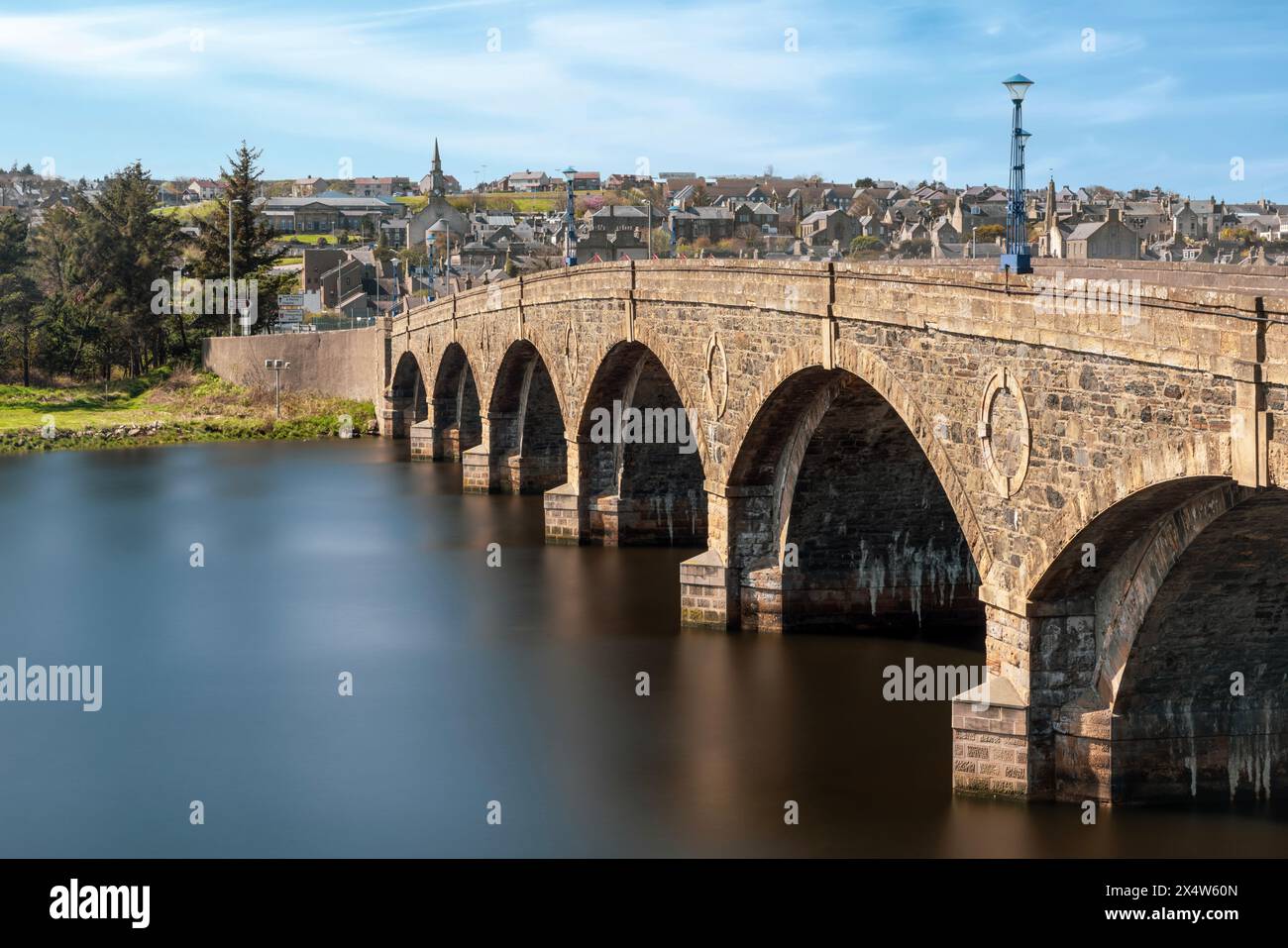 Der historische Hafen in Banff, Aberdeenshire, Schottland Stockfoto