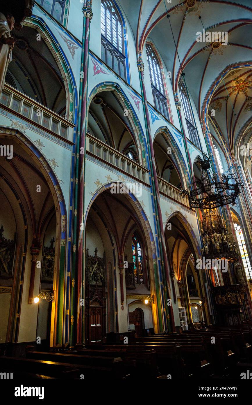 St. Franciscus Xaverius oder de Krijtberg Chuch in Amsterdam, Nertherlands. Stockfoto