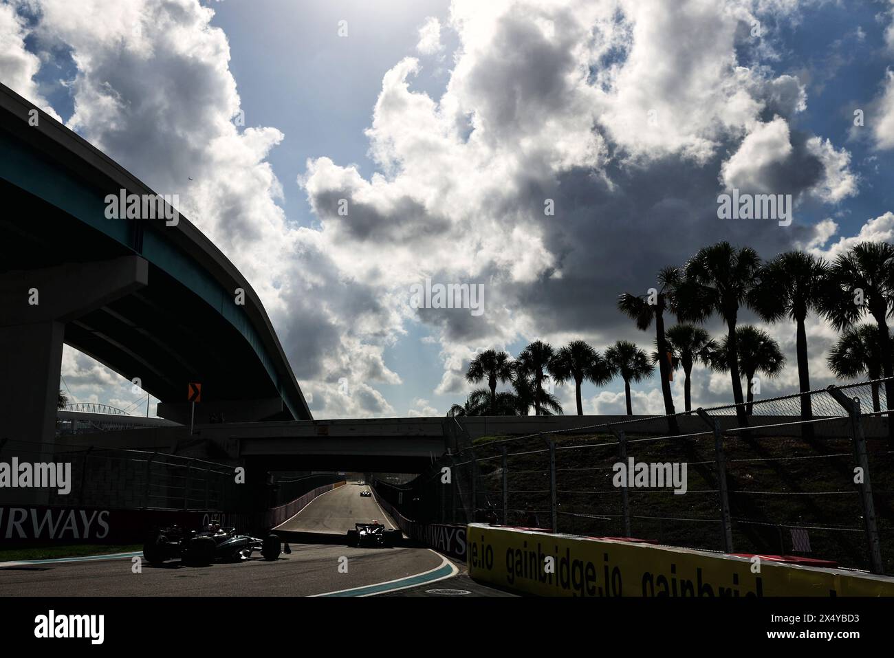 Miami, USA. Mai 2024. Lewis Hamilton (GBR) Mercedes AMG F1 W15. Formel-1-Weltmeisterschaft, Rd 6, Miami Grand Prix, Sonntag, 5. Mai 2024. Miami International Autodrome, Miami, Florida, USA. Quelle: James Moy/Alamy Live News Stockfoto