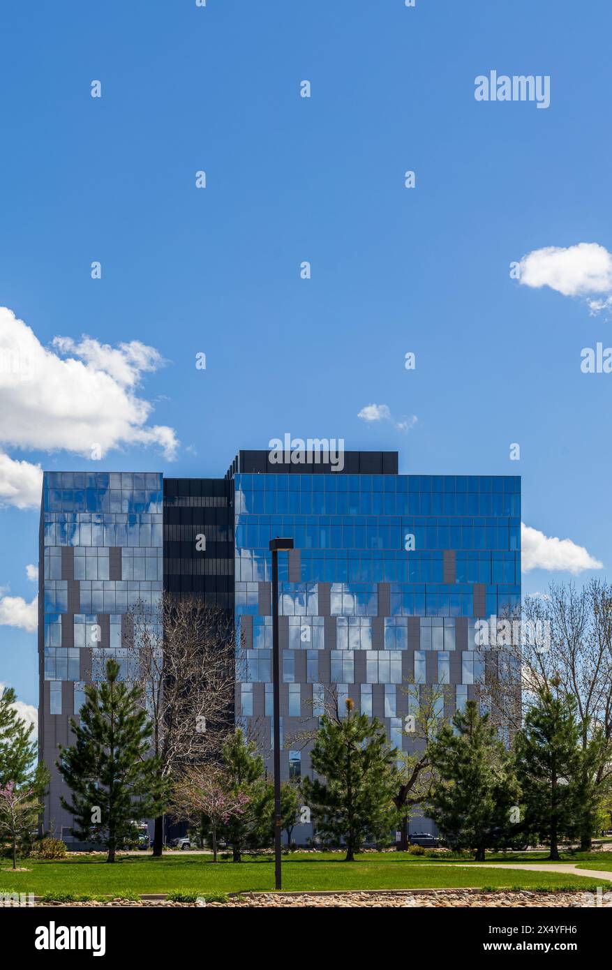 Bürogebäude im Denver Tech Center Business District, Colorado Stockfoto
