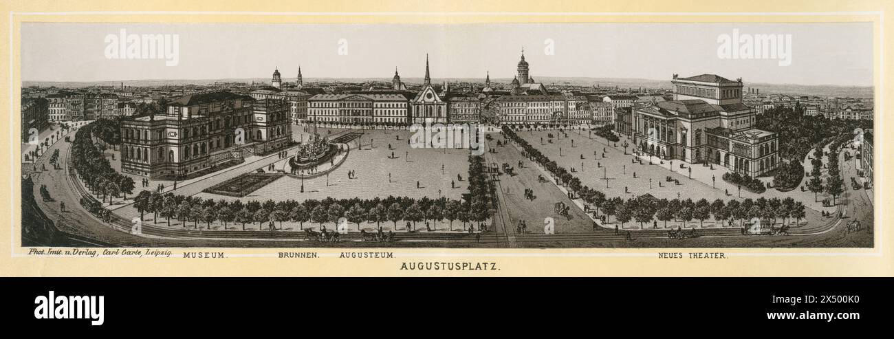 Geographie / Reisen, Deutschland, Sachsen, Leipzig, Augustusplatz, zum Beispiel MUSS beim Museum der Bildenden Künste das URHEBERRECHT DES KÜNSTLERS NICHT GELÖSCHT WERDEN Stockfoto