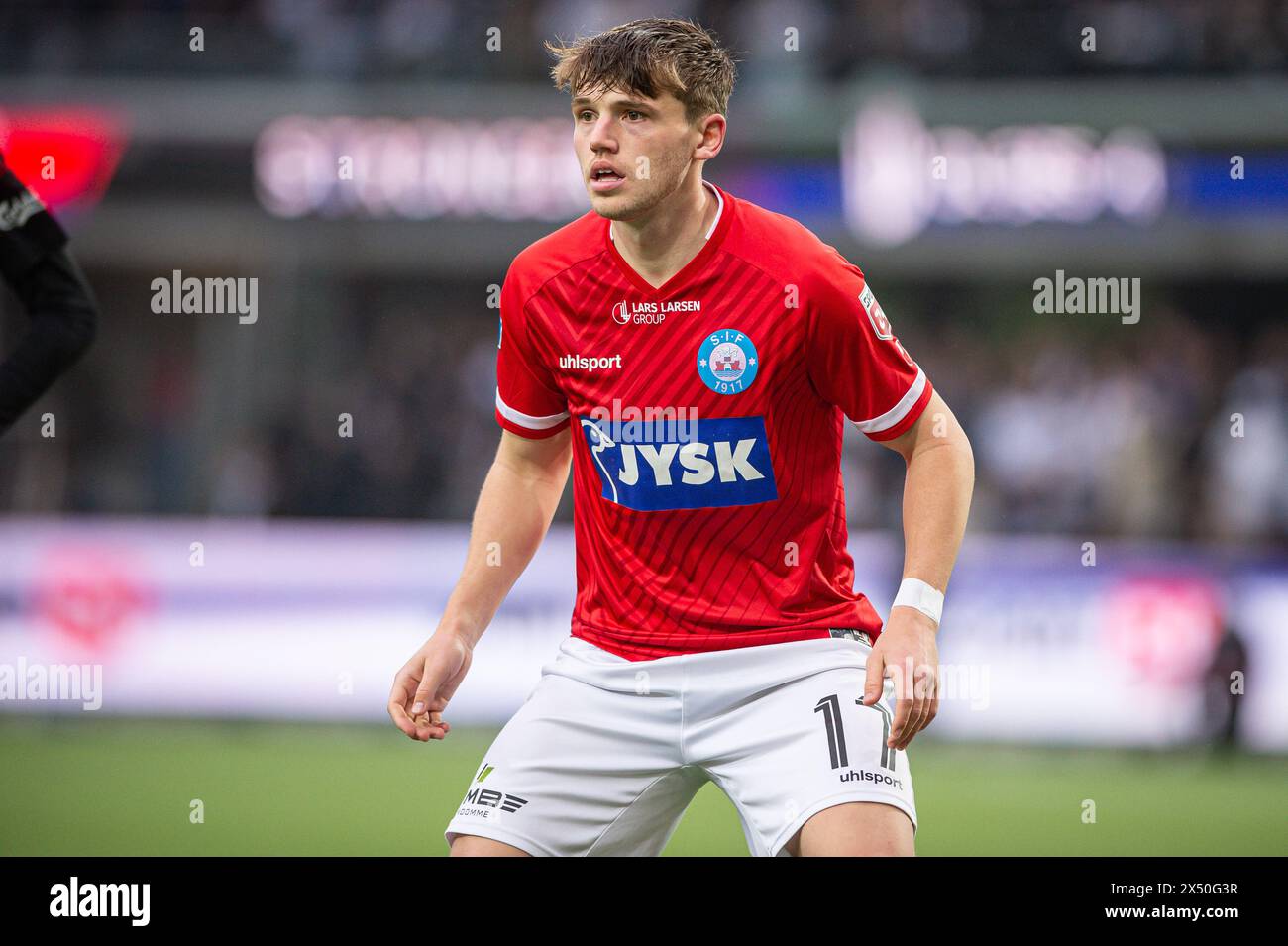 Silkeborg, Dänemark. Mai 2024. Callum McCowatt (17) von Silkeborg IF beim 3F Superliga-Spiel zwischen Silkeborg IF und FC Copenhagen im Jysk Park in Silkeborg. (Foto: Gonzales Foto - Morten Kjaer). Stockfoto