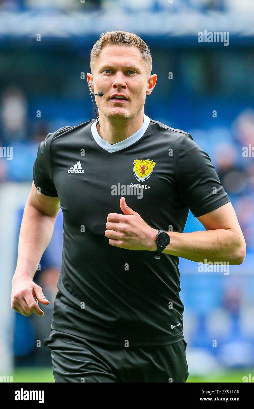 DAVID DICKINSON, schottischer Fußballverband, professioneller Schiedsrichter. Stockfoto