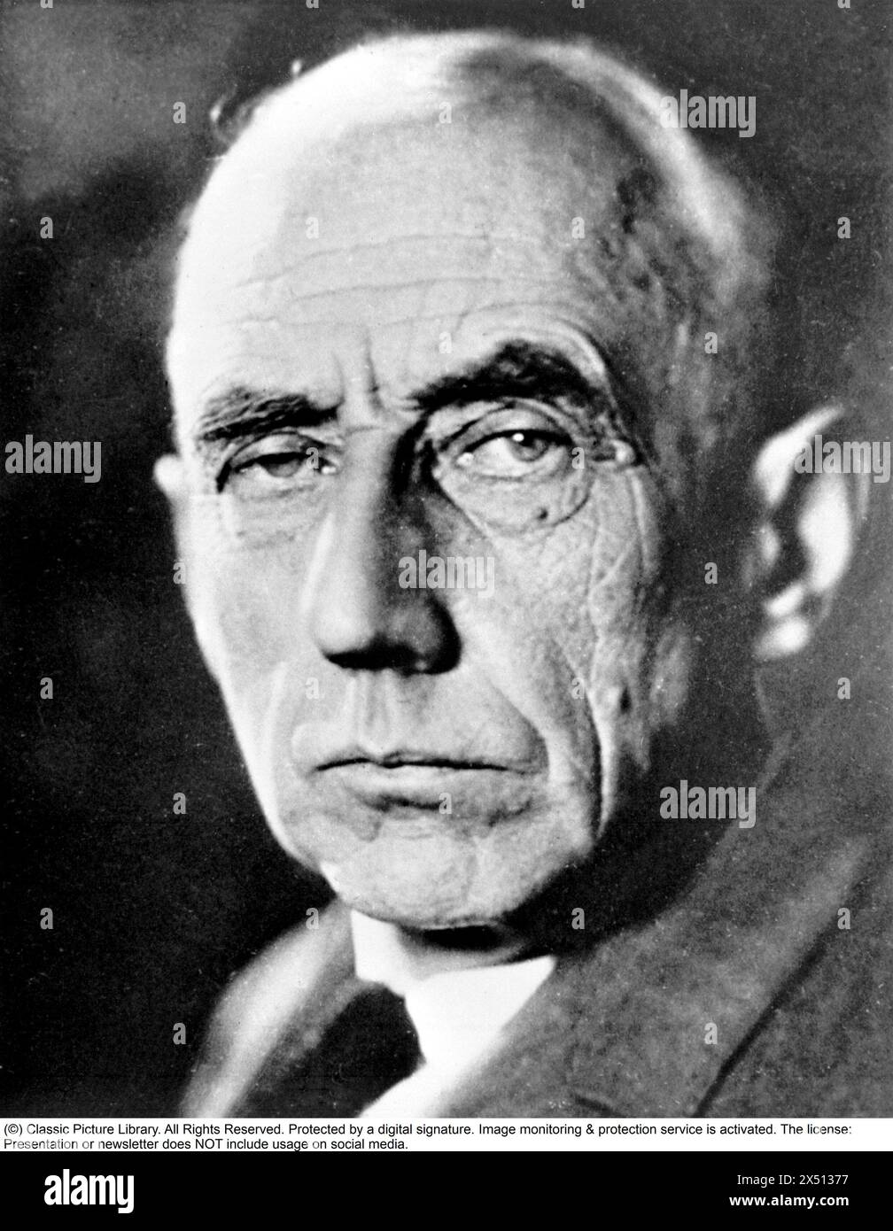 Roald Amundsen. Norwegischer Polarforscher. 1872-1928. Stockfoto