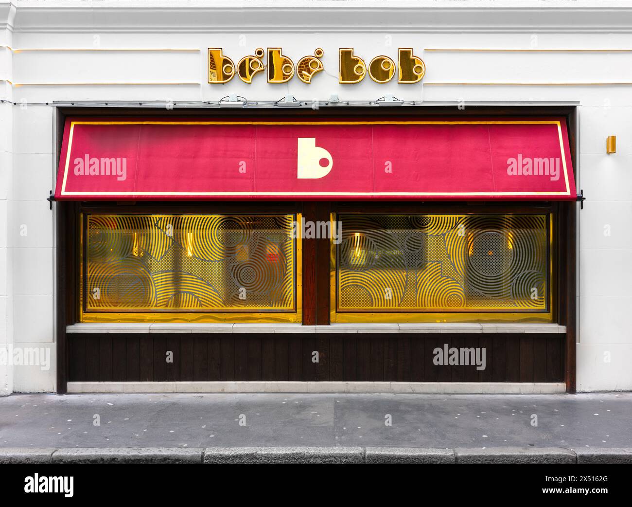 Bébé bob Restaurant, Soho, London, England. Stockfoto