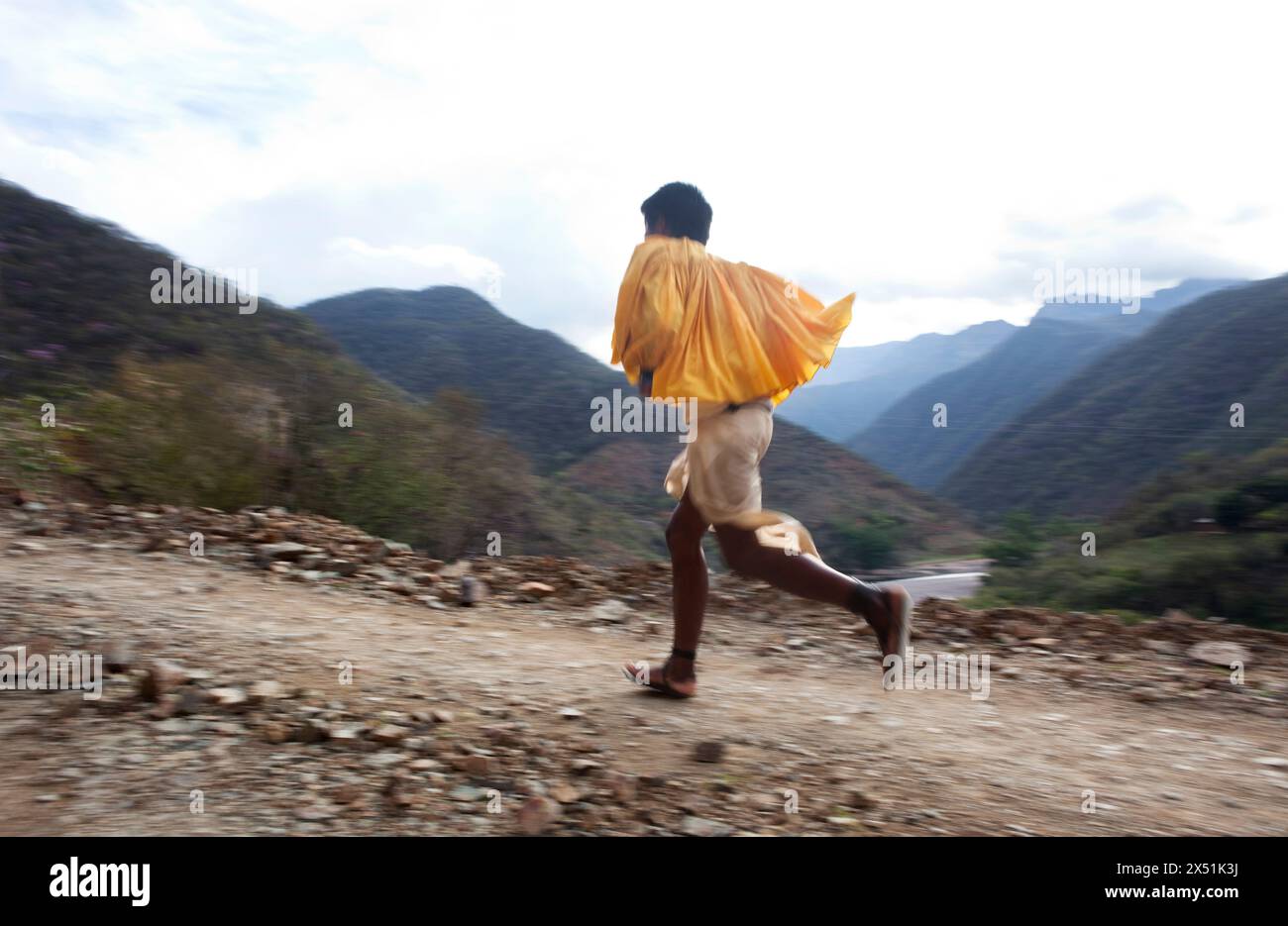 Tarahumara läuft Stockfoto