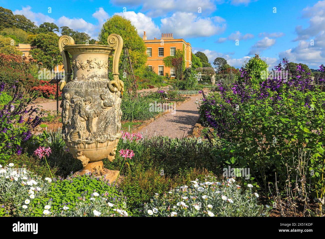 The Gardens at Killerton House, ein Haus aus dem 18. Jahrhundert in Broadclyst, Exeter, Devon, England, Großbritannien Stockfoto