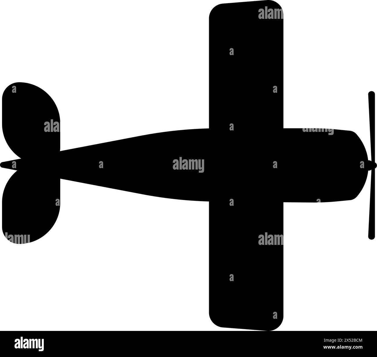 Symbol für Propellerebene. Vektorabbildung Stock Vektor