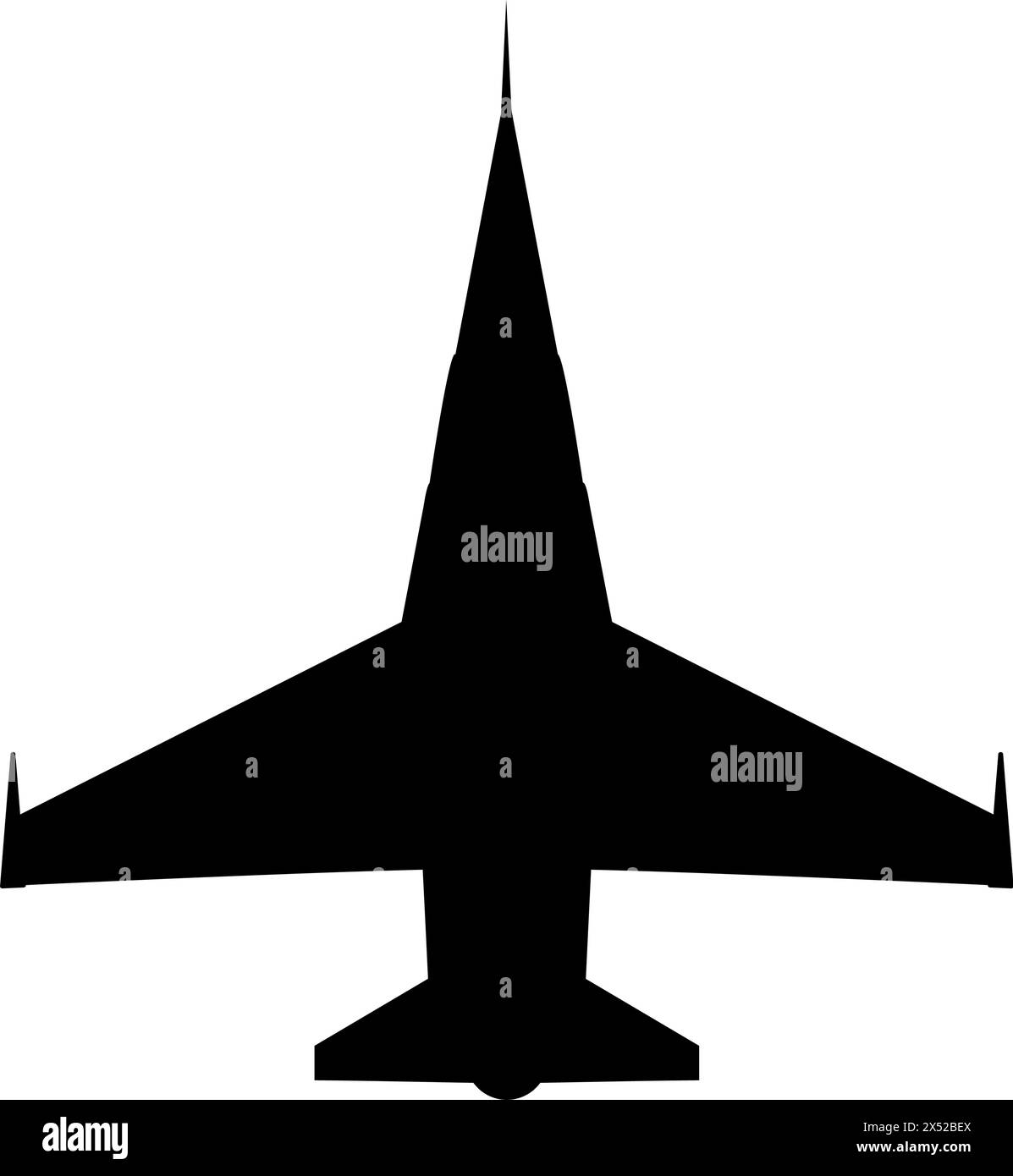 Symbol für Militärflugzeug. Vektorabbildung Stock Vektor