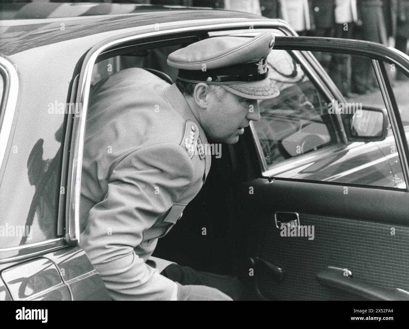 Der Generalinspekteur der Bundeswehr-General Wolfgang Altenburg 1983 in Bonn --- Bundeswehr-General Wolfgang Altenburg *** der Generalinspekteur des Bundeswehr-Generals Wolfgang Altenburg in Bonn 1983 Bundeswehr-General Wolfgang Altenburg Stockfoto