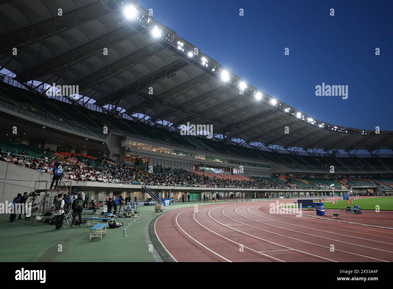 3. MAI 2024 - Leichtathletik: Die 108. Japan Leichtathletik-Weltmeisterschaft 10000 m im Ecopa Stadium, Shizuoka, Japan. Quelle: AFLO SPORT/Alamy Live News Stockfoto