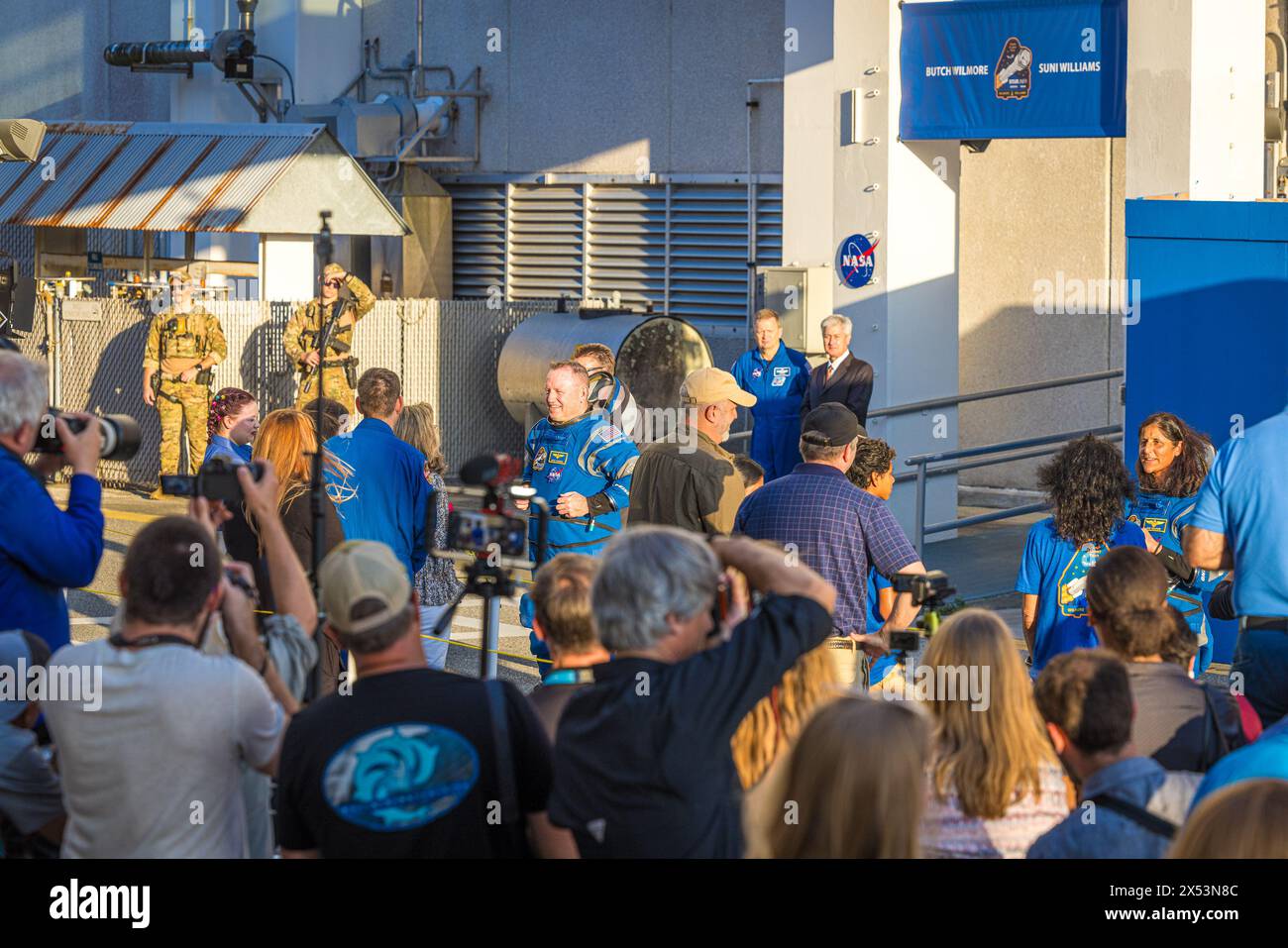 Cape Canaveral, USA. Mai 2024. Die NASA startet am 6. Mai 2024 mit Butch Wilmore und Suni Williams die Boeing Starliner CST-100 in Cape Canaveral, Florida. (Foto: Alex G Perez/AGPfoto/SIPA USA) Credit: SIPA USA/Alamy Live News Stockfoto